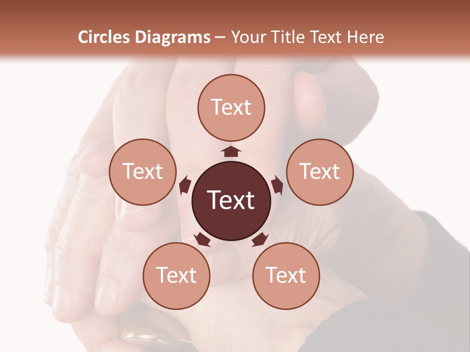 Mature Pensioner Nurse PowerPoint Template