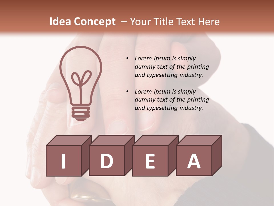 Mature Pensioner Nurse PowerPoint Template