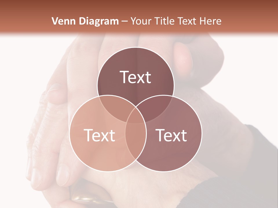 Mature Pensioner Nurse PowerPoint Template