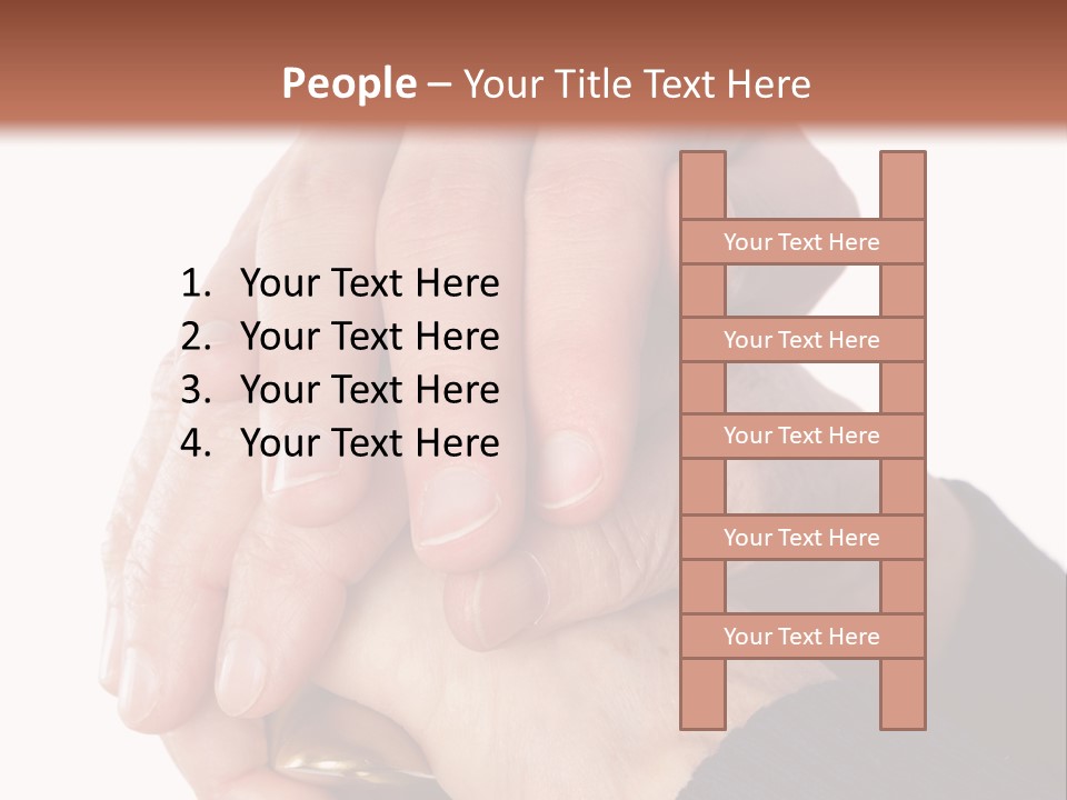 Mature Pensioner Nurse PowerPoint Template