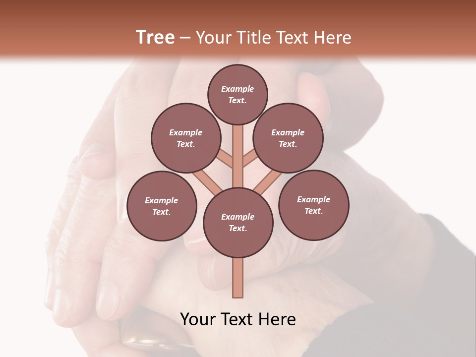 Mature Pensioner Nurse PowerPoint Template