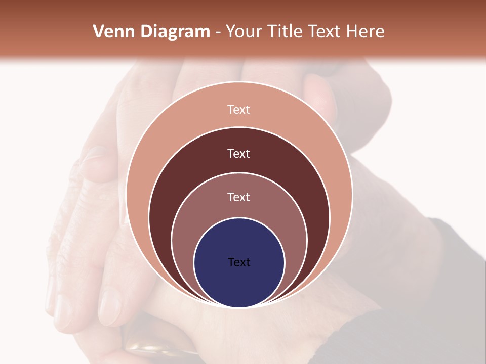 Mature Pensioner Nurse PowerPoint Template