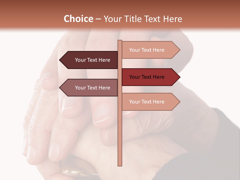 Mature Pensioner Nurse PowerPoint Template