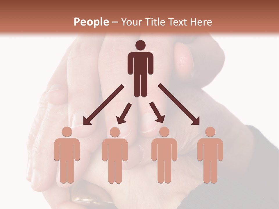 Mature Pensioner Nurse PowerPoint Template