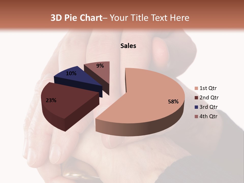 Mature Pensioner Nurse PowerPoint Template