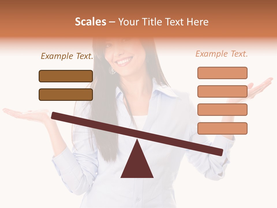 Balance Successful Uncertain PowerPoint Template