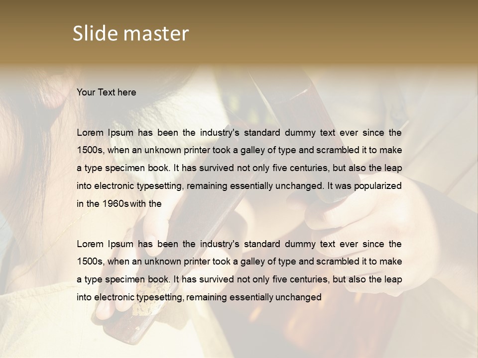 Body Massage Relaxation PowerPoint Template