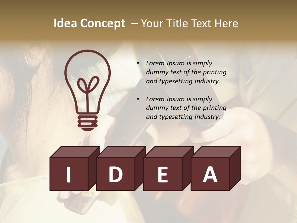 Body Massage Relaxation PowerPoint Template