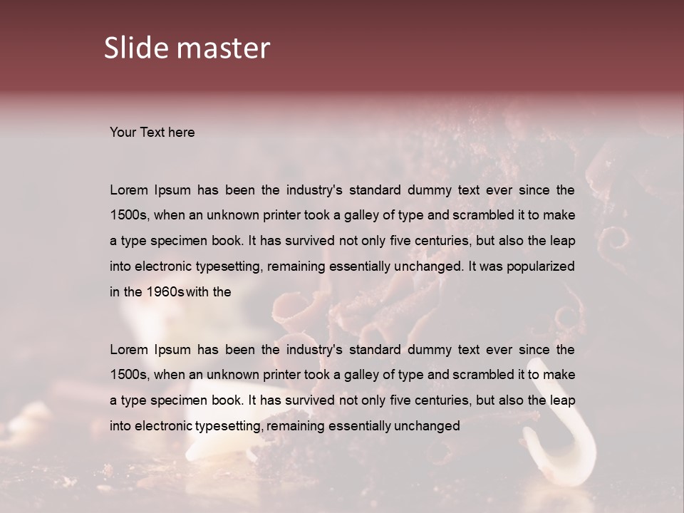 Cake Dessert Decorated PowerPoint Template