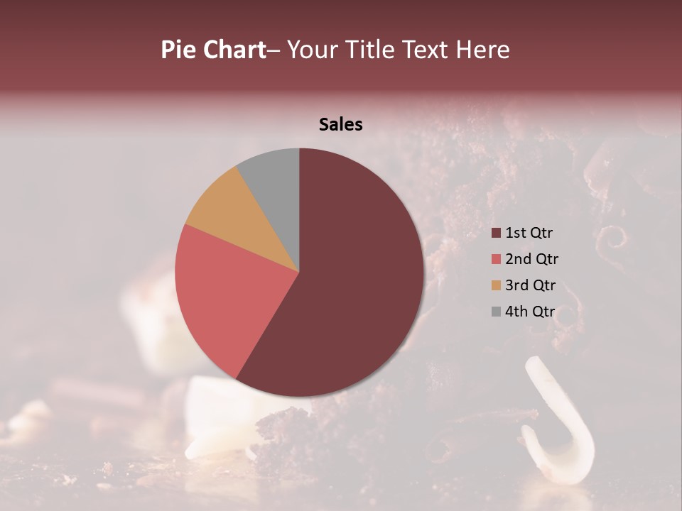 Cake Dessert Decorated PowerPoint Template