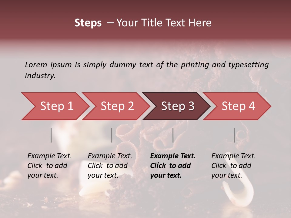 Cake Dessert Decorated PowerPoint Template