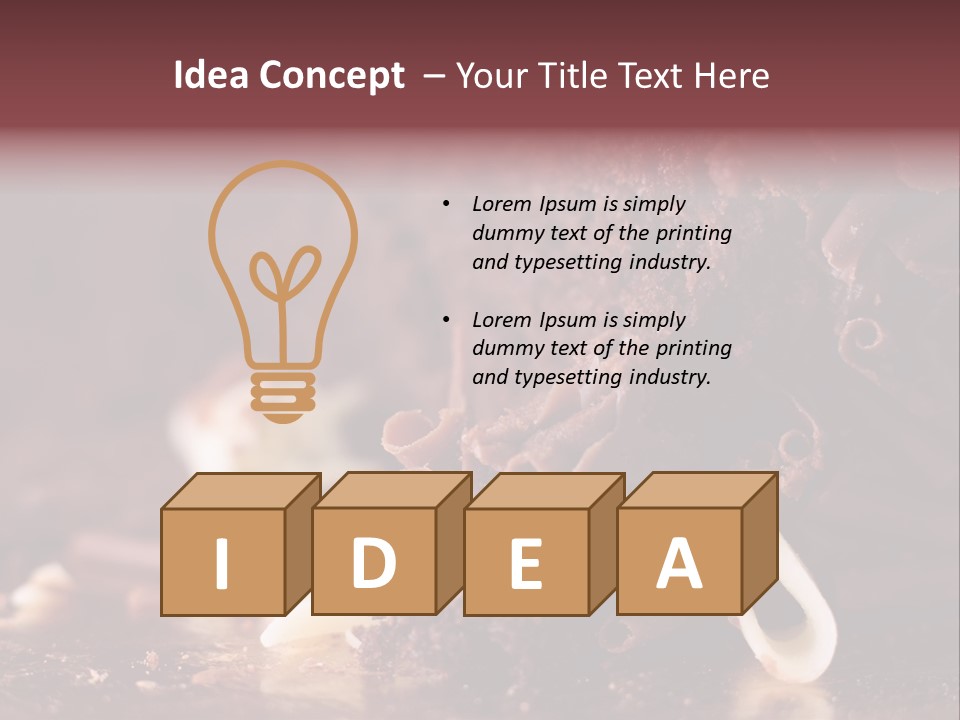 Cake Dessert Decorated PowerPoint Template