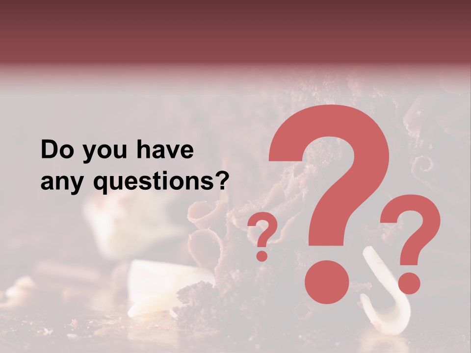 Cake Dessert Decorated PowerPoint Template