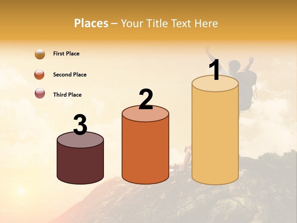 Sunset Peak Destination PowerPoint Template