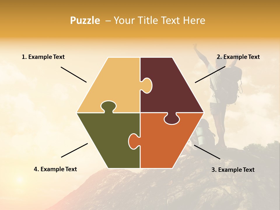 Sunset Peak Destination PowerPoint Template