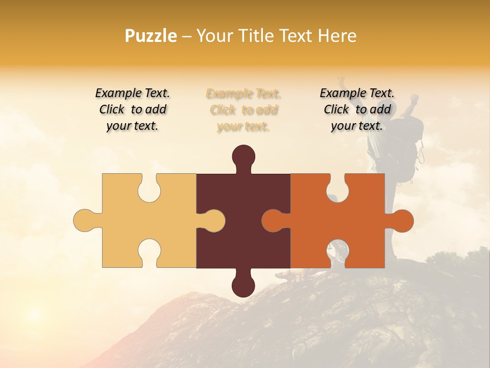 Sunset Peak Destination PowerPoint Template