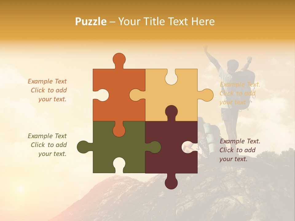 Sunset Peak Destination PowerPoint Template