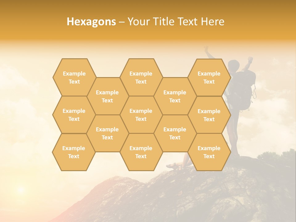 Sunset Peak Destination PowerPoint Template