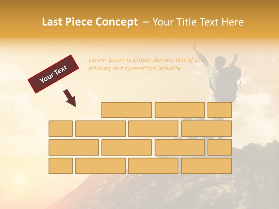 Sunset Peak Destination PowerPoint Template