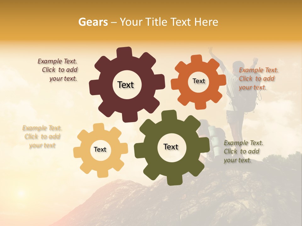 Sunset Peak Destination PowerPoint Template