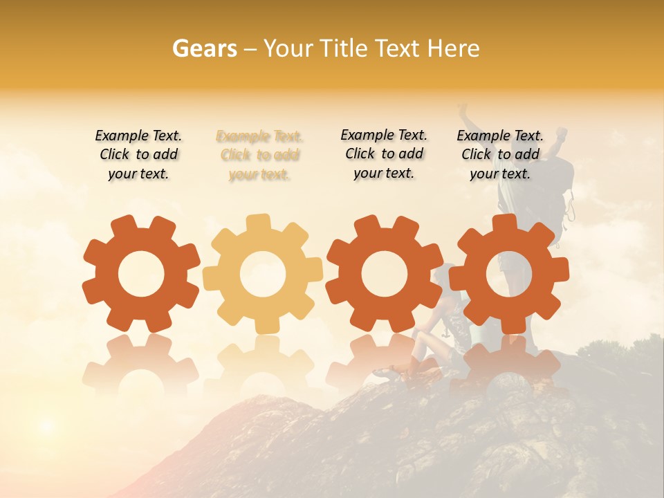 Sunset Peak Destination PowerPoint Template