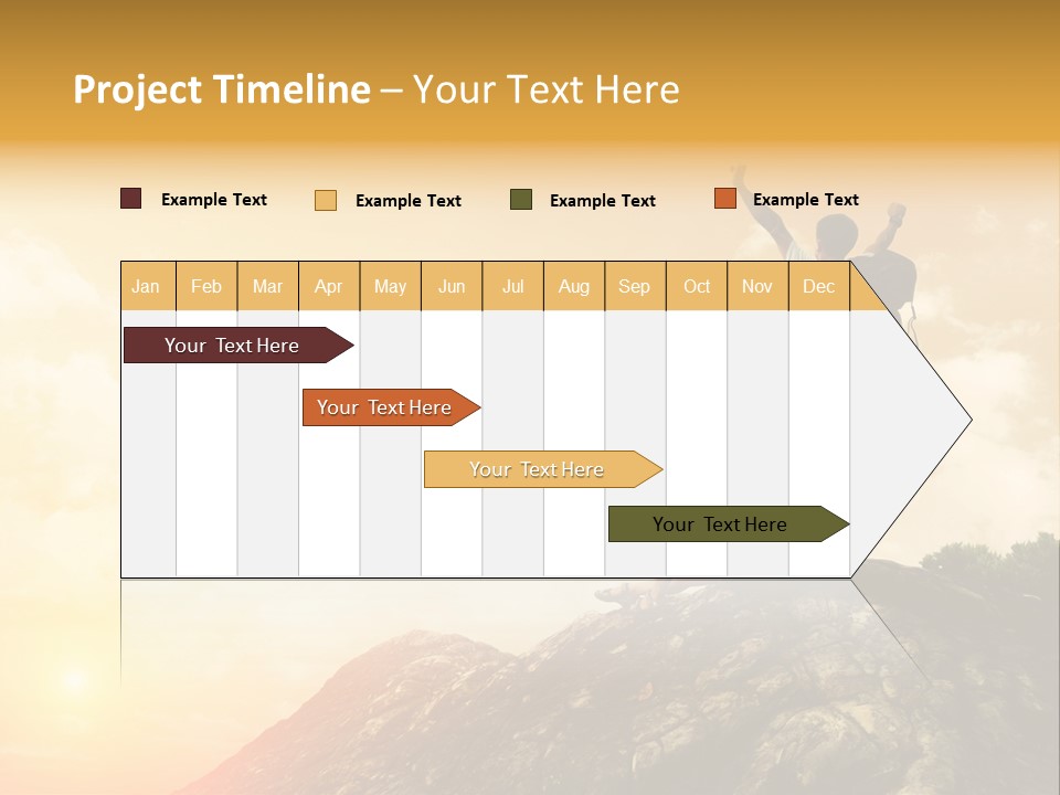 Sunset Peak Destination PowerPoint Template