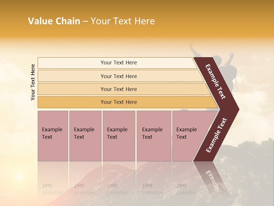Sunset Peak Destination PowerPoint Template