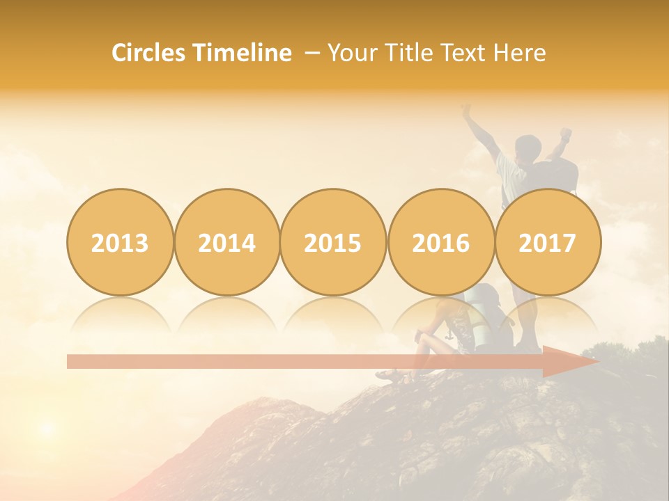 Sunset Peak Destination PowerPoint Template