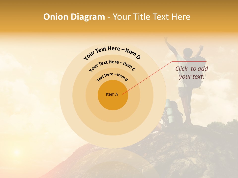 Sunset Peak Destination PowerPoint Template