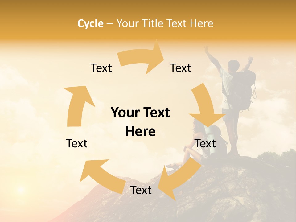 Sunset Peak Destination PowerPoint Template