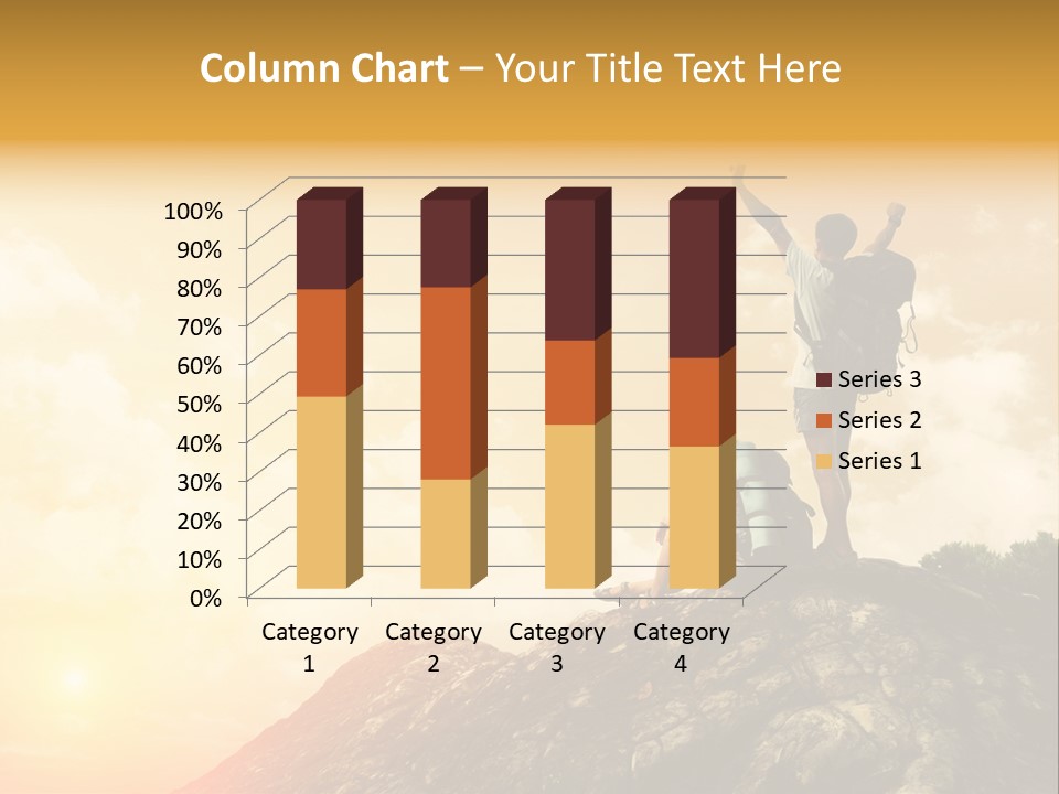 Sunset Peak Destination PowerPoint Template