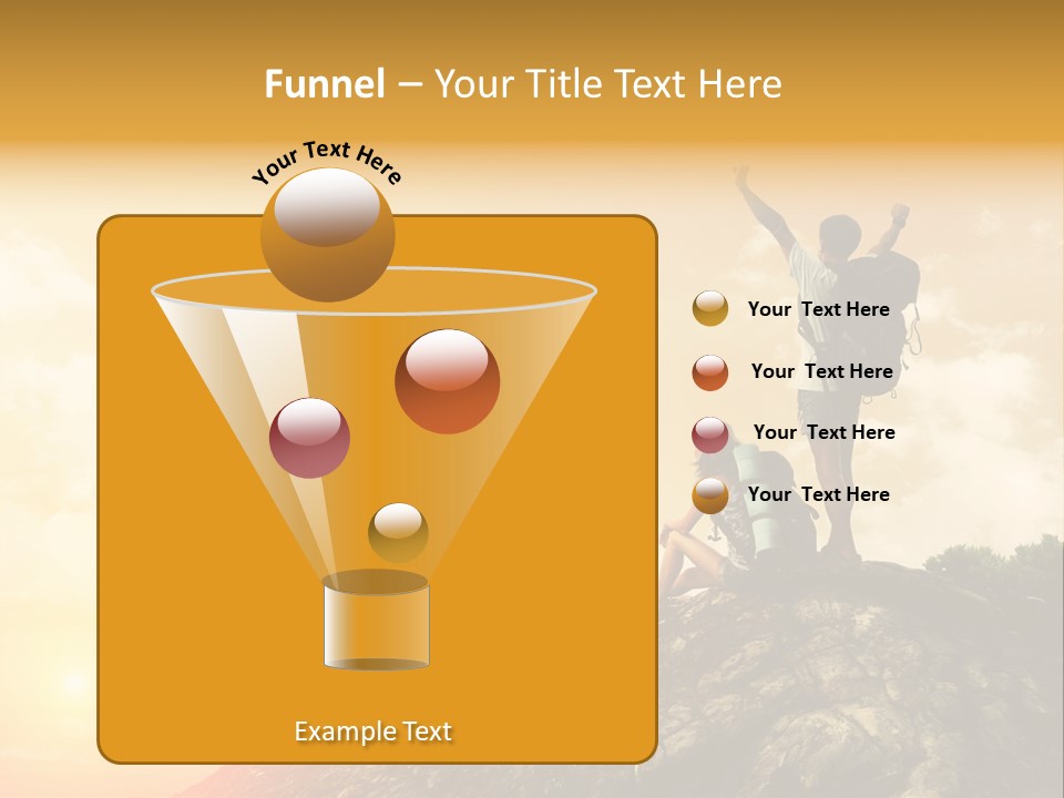Sunset Peak Destination PowerPoint Template