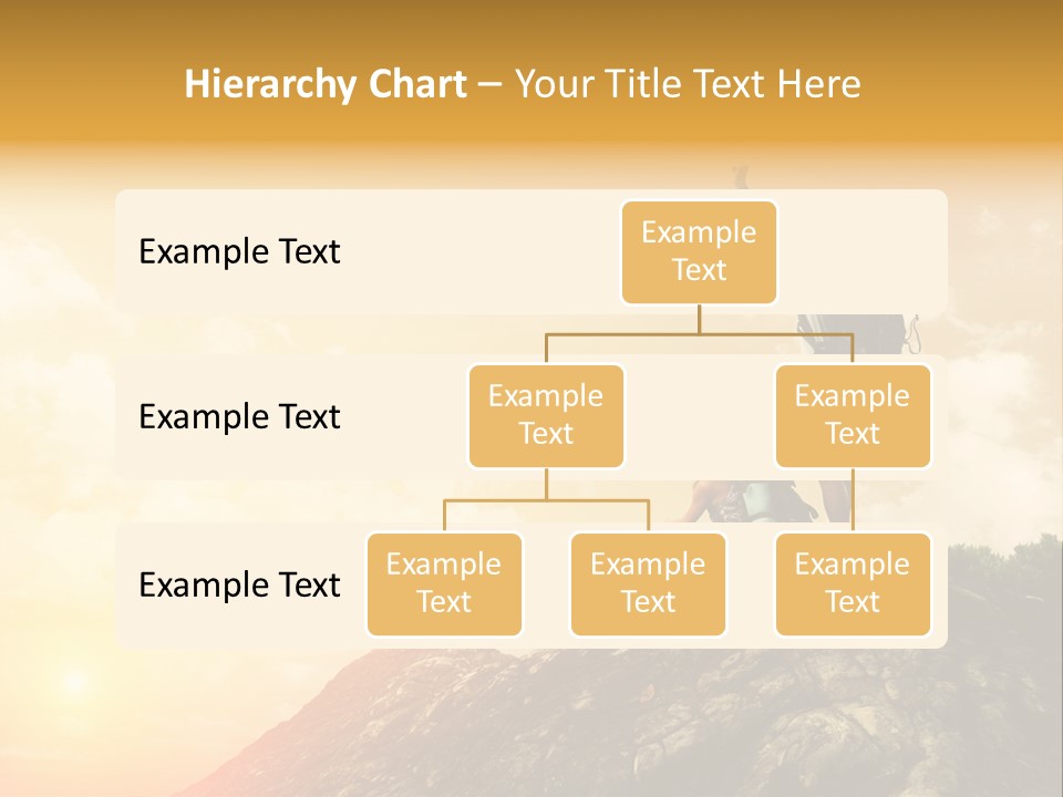 Sunset Peak Destination PowerPoint Template