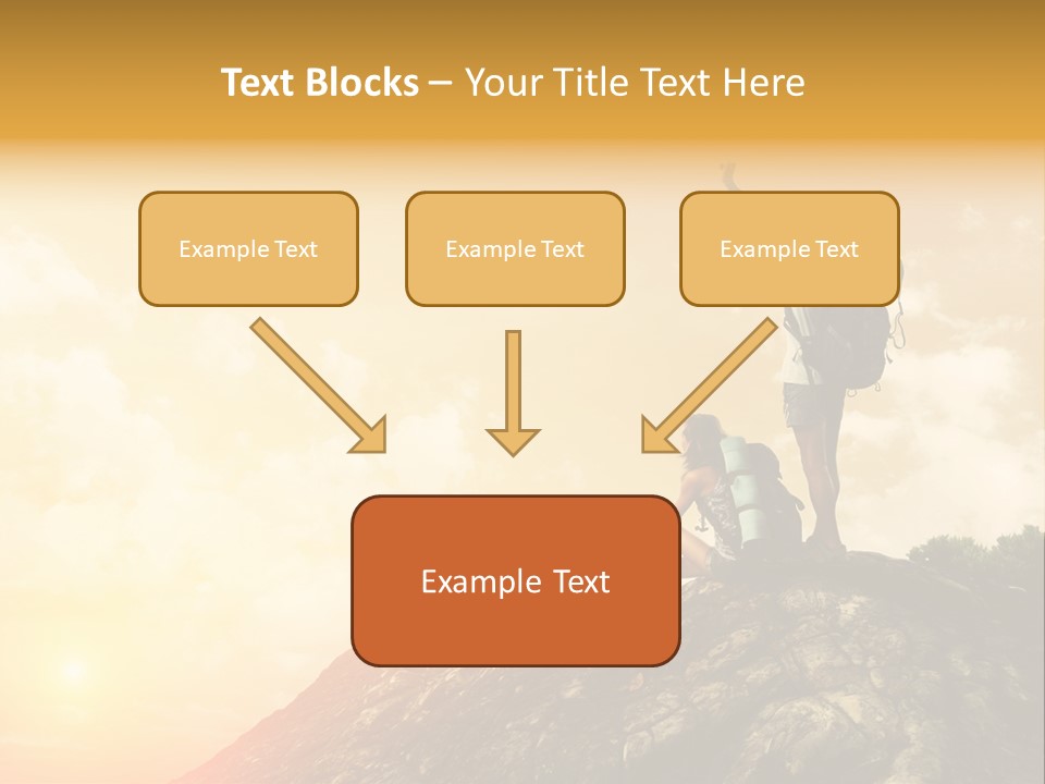 Sunset Peak Destination PowerPoint Template