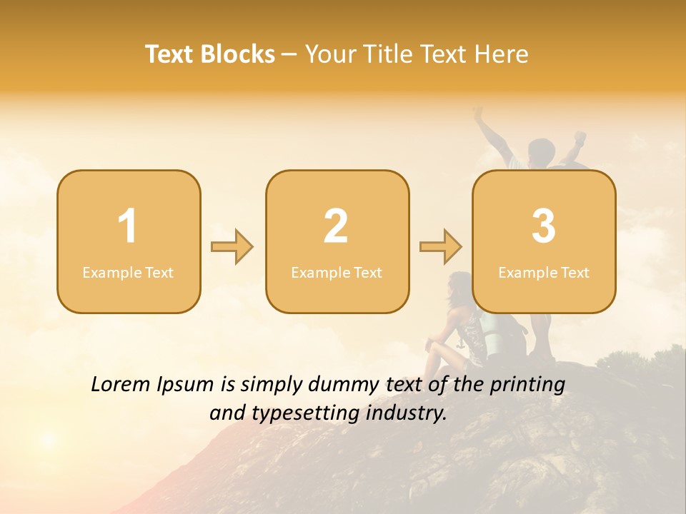 Sunset Peak Destination PowerPoint Template