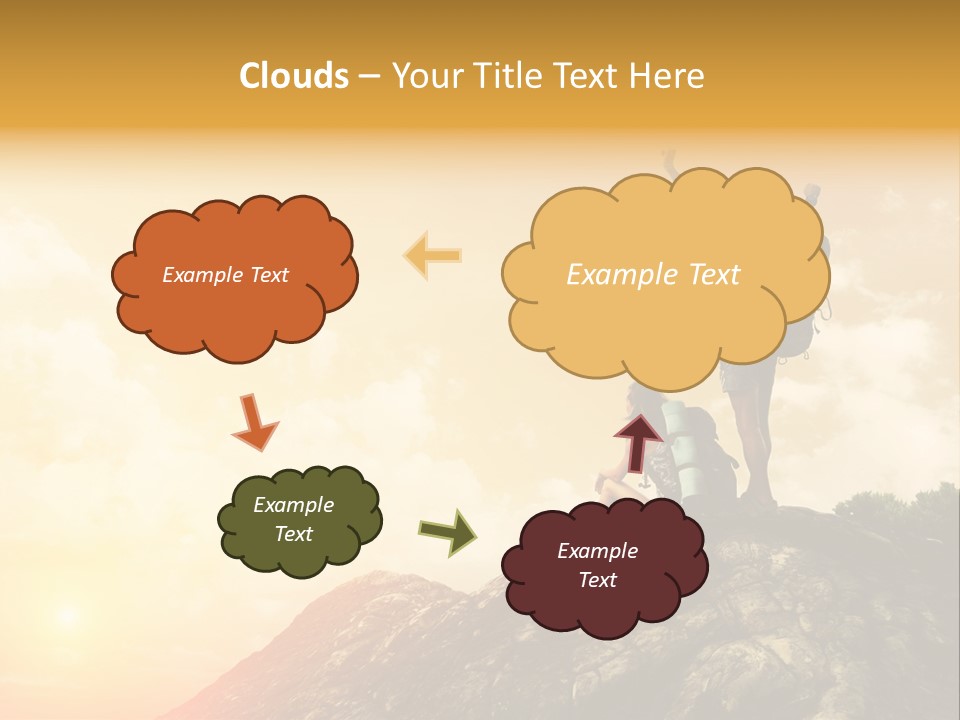 Sunset Peak Destination PowerPoint Template