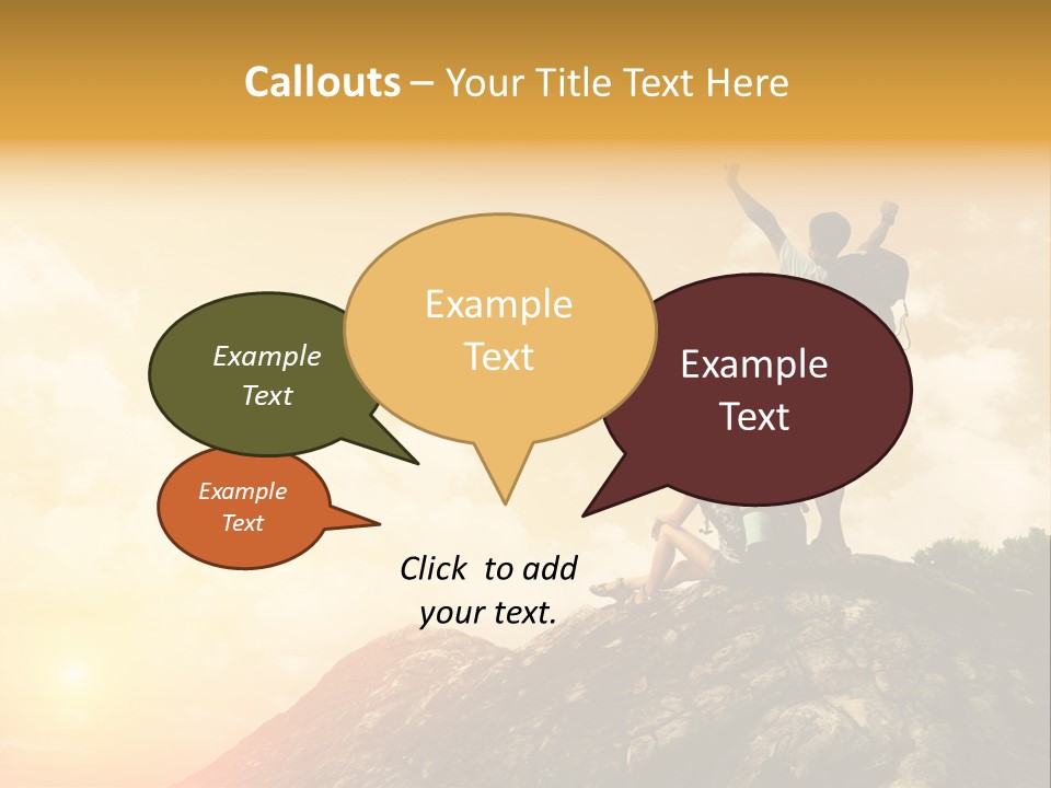Sunset Peak Destination PowerPoint Template