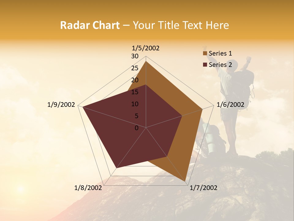 Sunset Peak Destination PowerPoint Template
