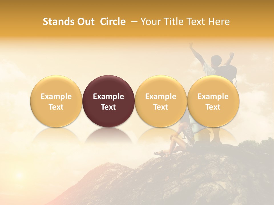 Sunset Peak Destination PowerPoint Template