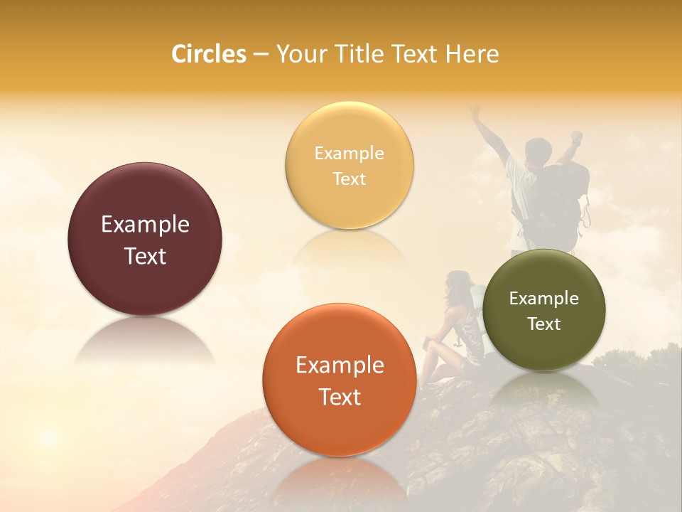 Sunset Peak Destination PowerPoint Template