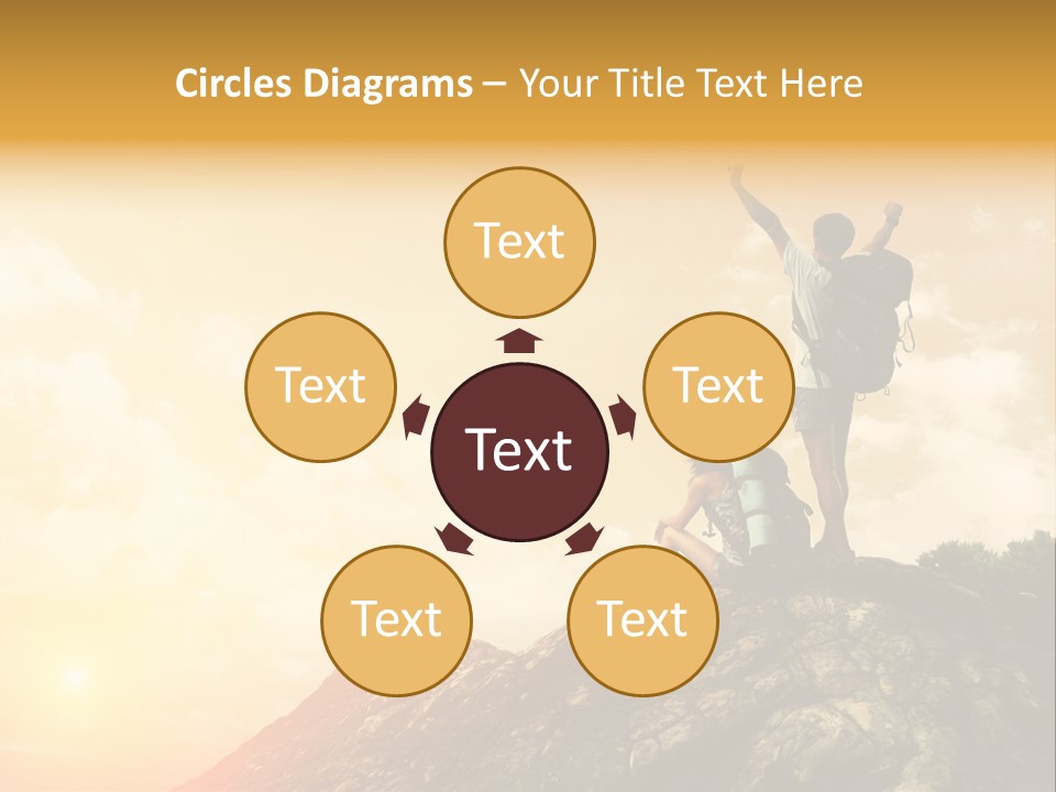 Sunset Peak Destination PowerPoint Template