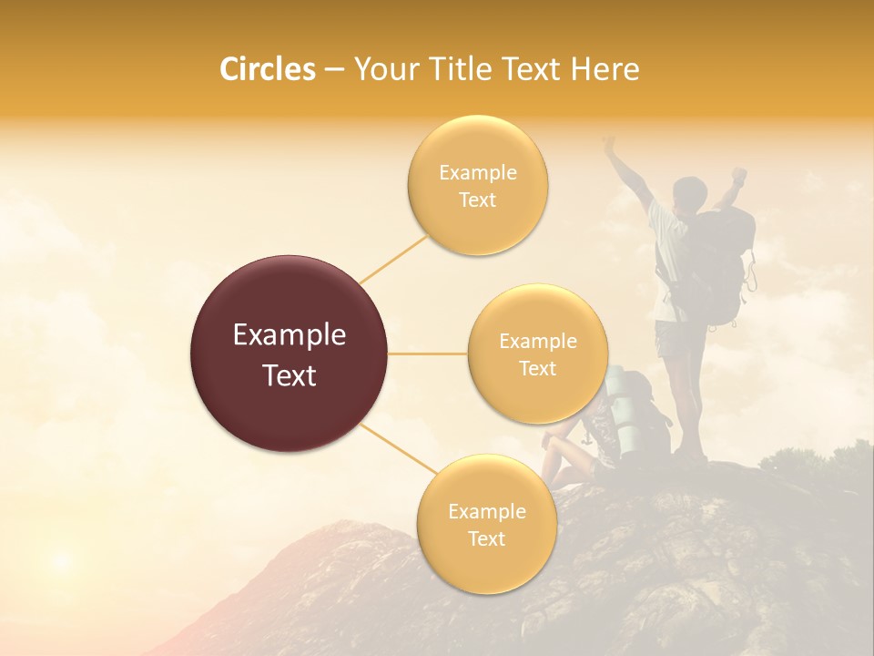 Sunset Peak Destination PowerPoint Template