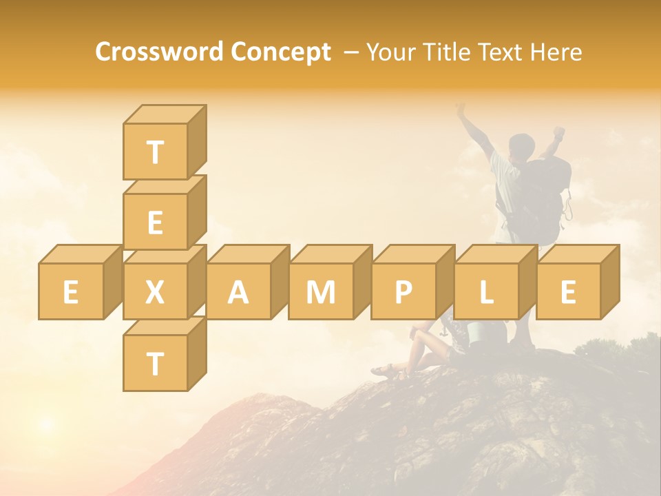 Sunset Peak Destination PowerPoint Template