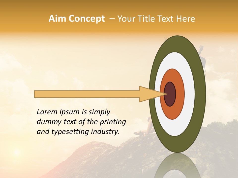 Sunset Peak Destination PowerPoint Template