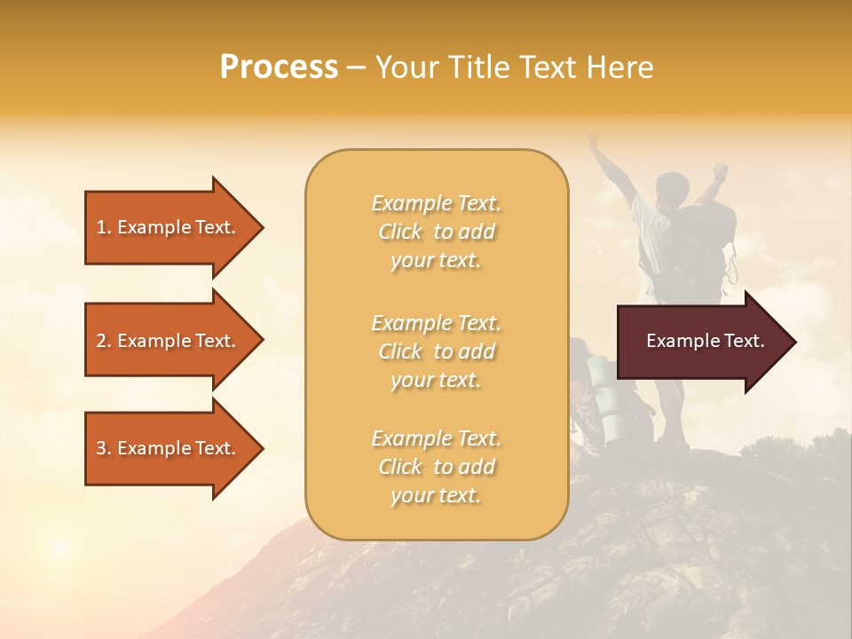 Sunset Peak Destination PowerPoint Template