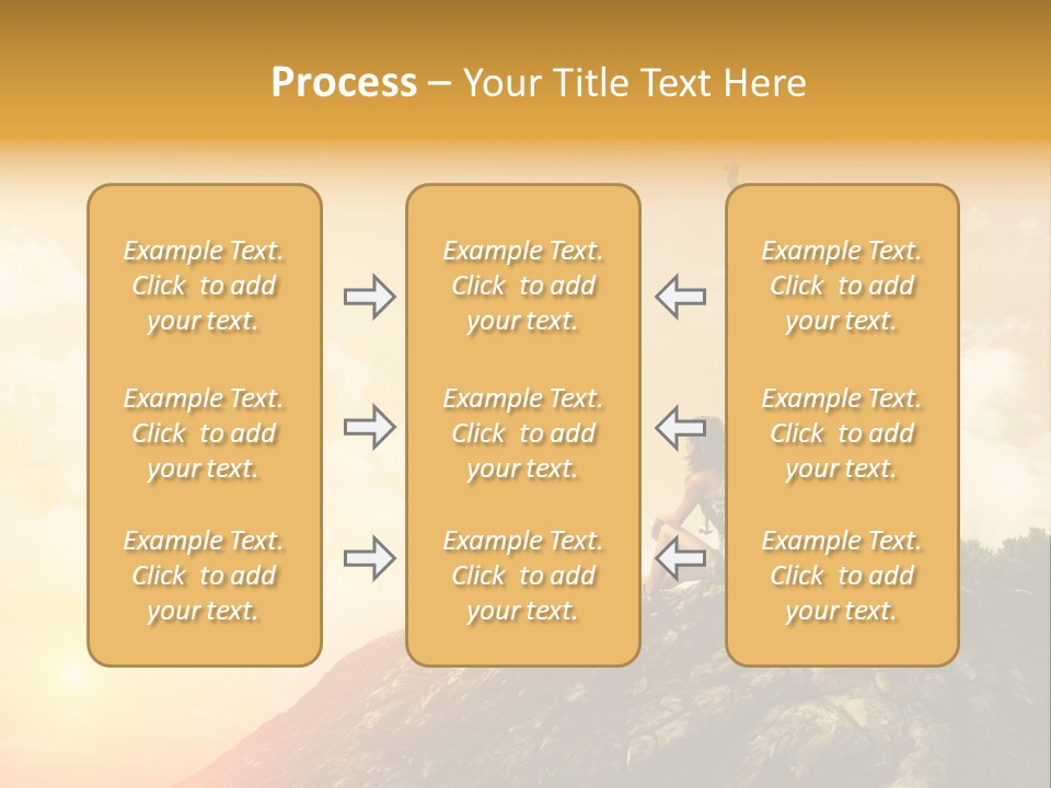 Sunset Peak Destination PowerPoint Template