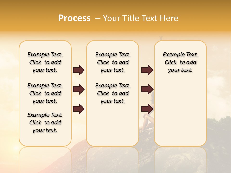 Sunset Peak Destination PowerPoint Template
