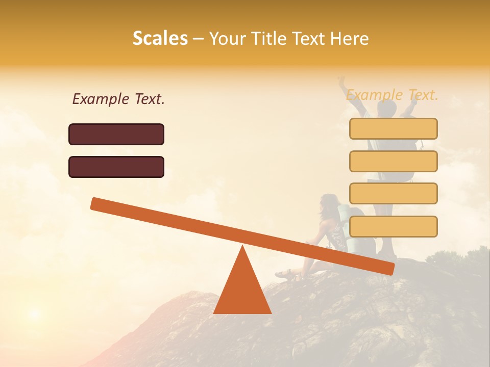 Sunset Peak Destination PowerPoint Template