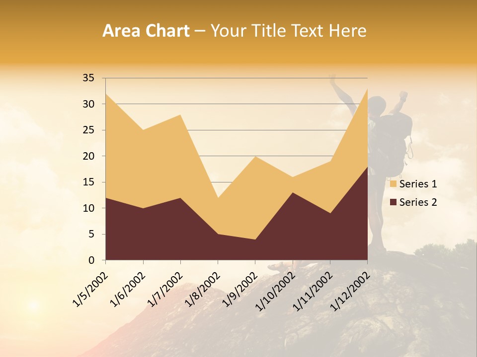 Sunset Peak Destination PowerPoint Template