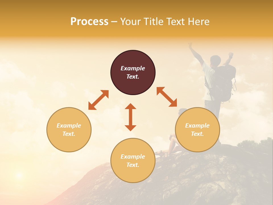 Sunset Peak Destination PowerPoint Template
